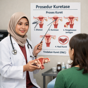 Konsultasi medis tentang proses kuret